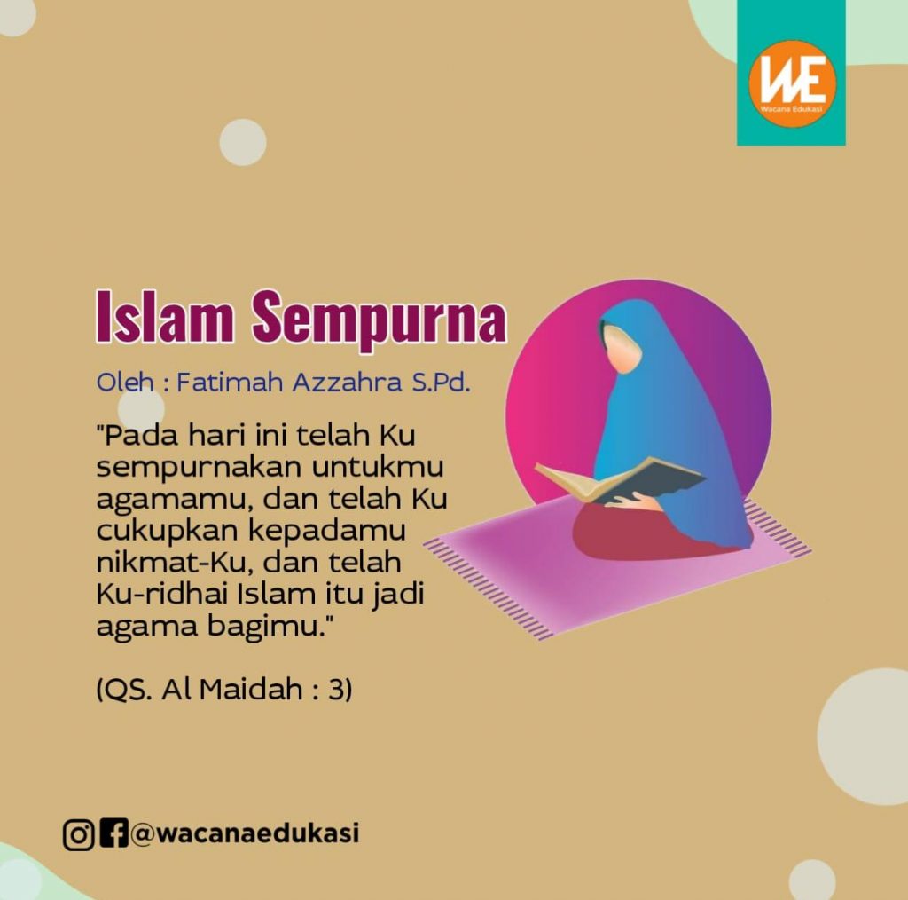 Islam Sempurna Wacana Edukasi