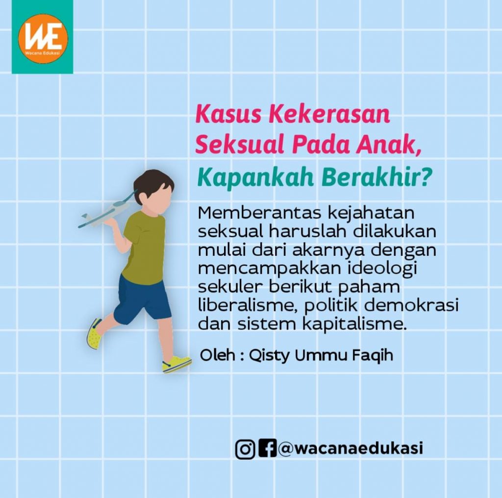 Kasus Kekerasan Seksual Pada Anak, Kapankah Berakhir? - Wacana Edukasi