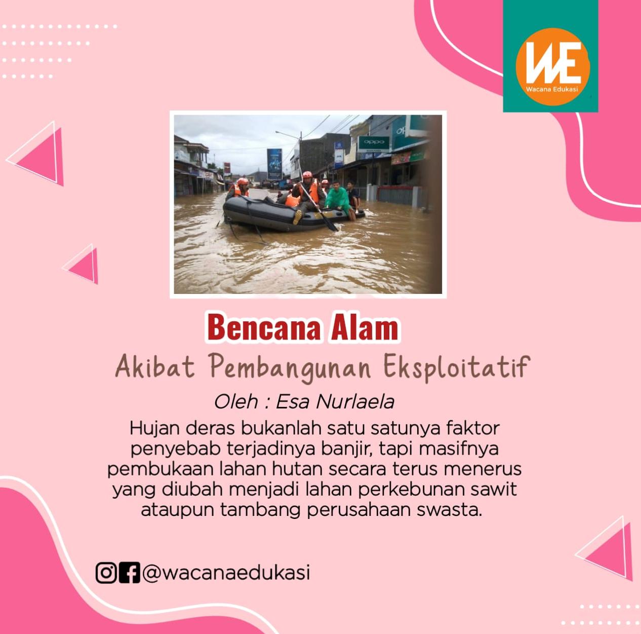 Faktor Penyebab Terjadinya Bencana Alam – Ujian