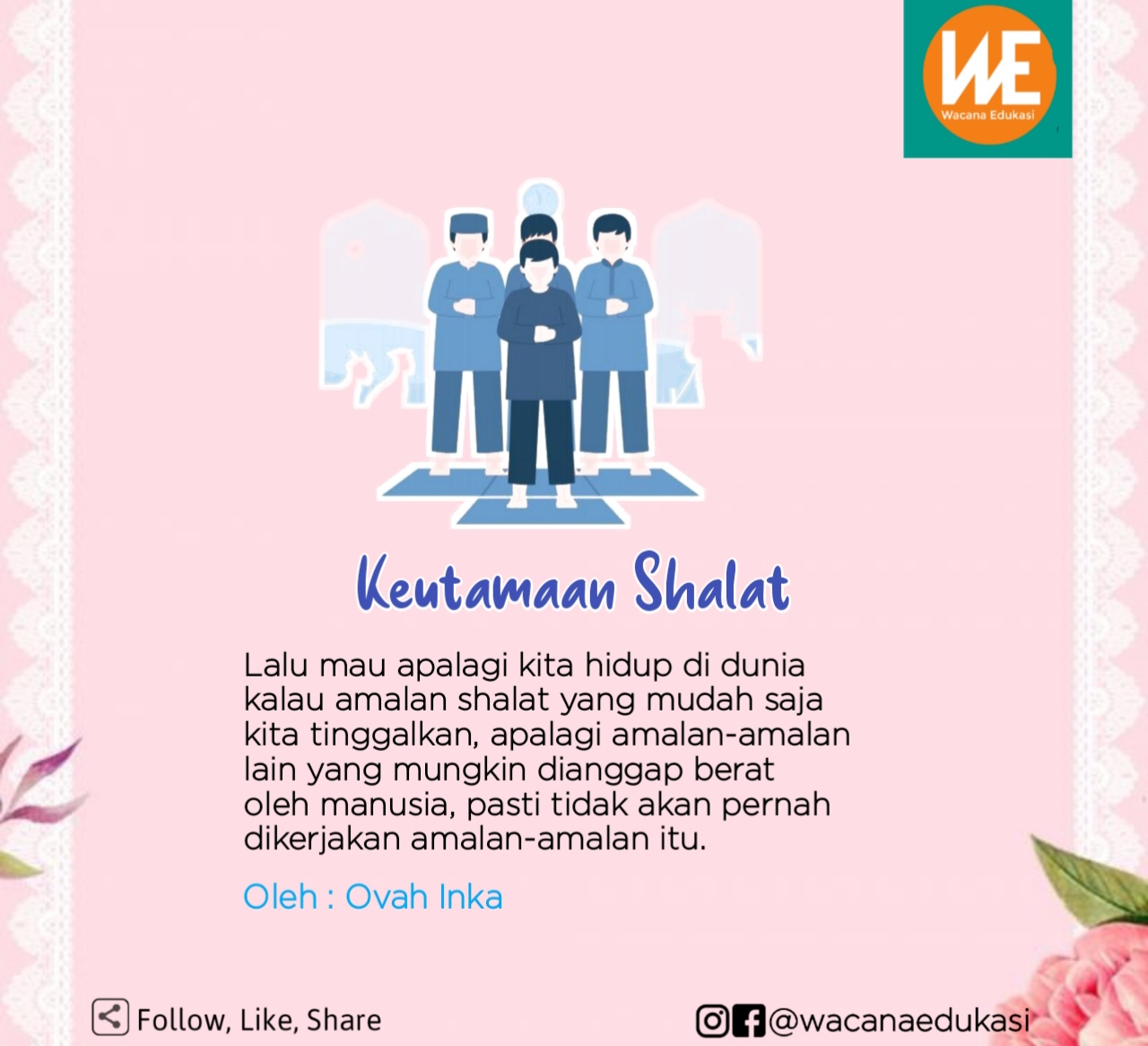 Keutamaan Shalat - Wacana Edukasi