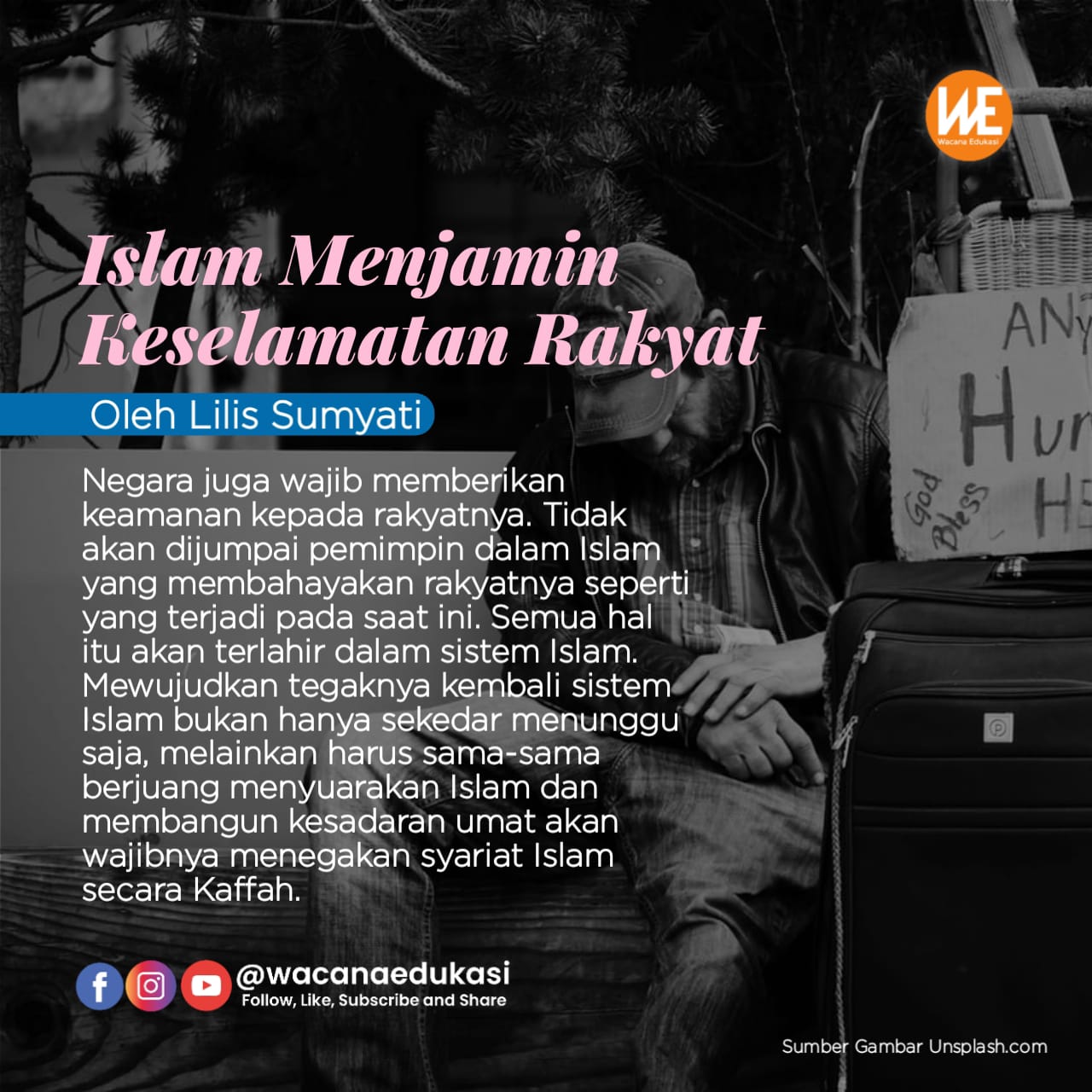 Islam Menjamin Keselamatan Rakyat - Wacana Edukasi