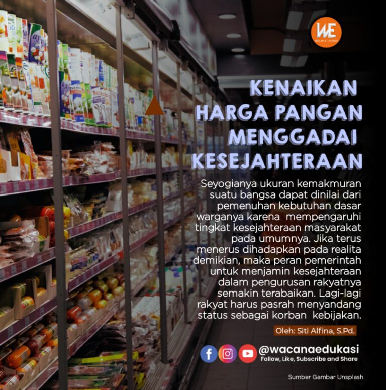 Kenaikan Harga Pangan Menggadai Kesejahteraan - Wacana Edukasi